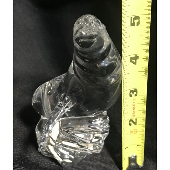 Wonders Of The Wild Seal Sea Lion Made In Germany 24% Lead Crystal 5”Tall - Picture 7 of 9